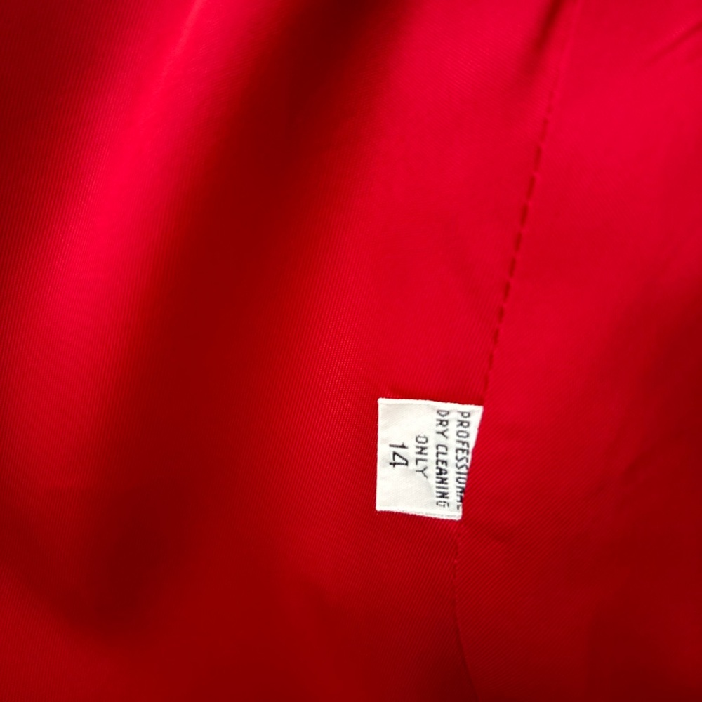 Austin Reed Vibrant Red Blazer Size 14 - Picture 8 of 12